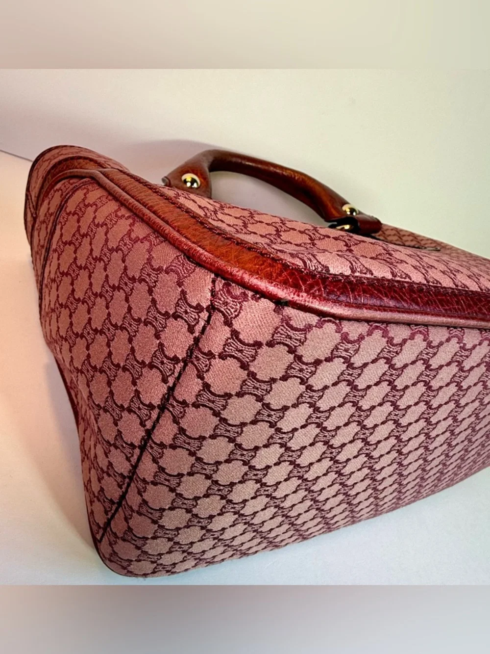 Celine Pink Macadam Boogie Bag Y2K Vintage Satchel
